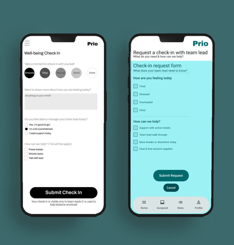 Prio - Mobile SaaS App before and after 4